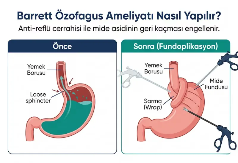 Barrett özofagus ameliyat endoskopik rezeksiyon ablasyon