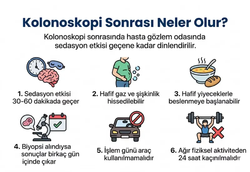 Kolonoskopi sonrası beslenme dikkat edilecekler