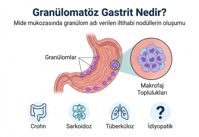 Granülomatöz gastrit nedir mide mukozasında granülom oluşumu